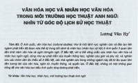 Lương Văn Hy. Văn hoá học và nhân học văn hoá trong môi trường học thuật Anh ngữ: nhìn từ góc độ lịch sử học thuật