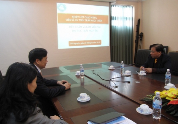 Khả năng hợp tác nghiên cứu và đào tạo với Đại học Thái Nguyên