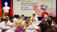 Lễ ra mắt Trung tâm Văn hóa học Lý luận &amp; Ứng dụng và Tủ sách văn hóa học Sài Gòn