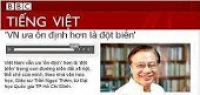 Trả lởi phỏng vấn BBC: “VN ưa ổn định hơn là đột biến”