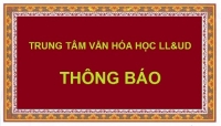 Thông báo: Lớp tập huấn quốc tế: Giáo dục hòa bình bền vững – một kịch bản cho vùng Đông Á đến năm 2050